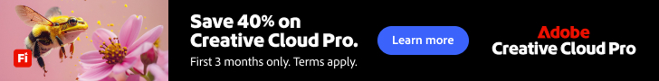 Save 40% on Creative Cloud Pro